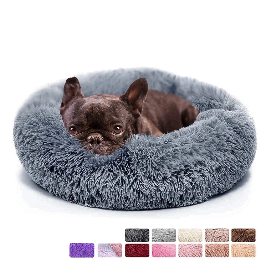 Donut Dog-Cat Bed Calming  Sofa Cushion Mat
