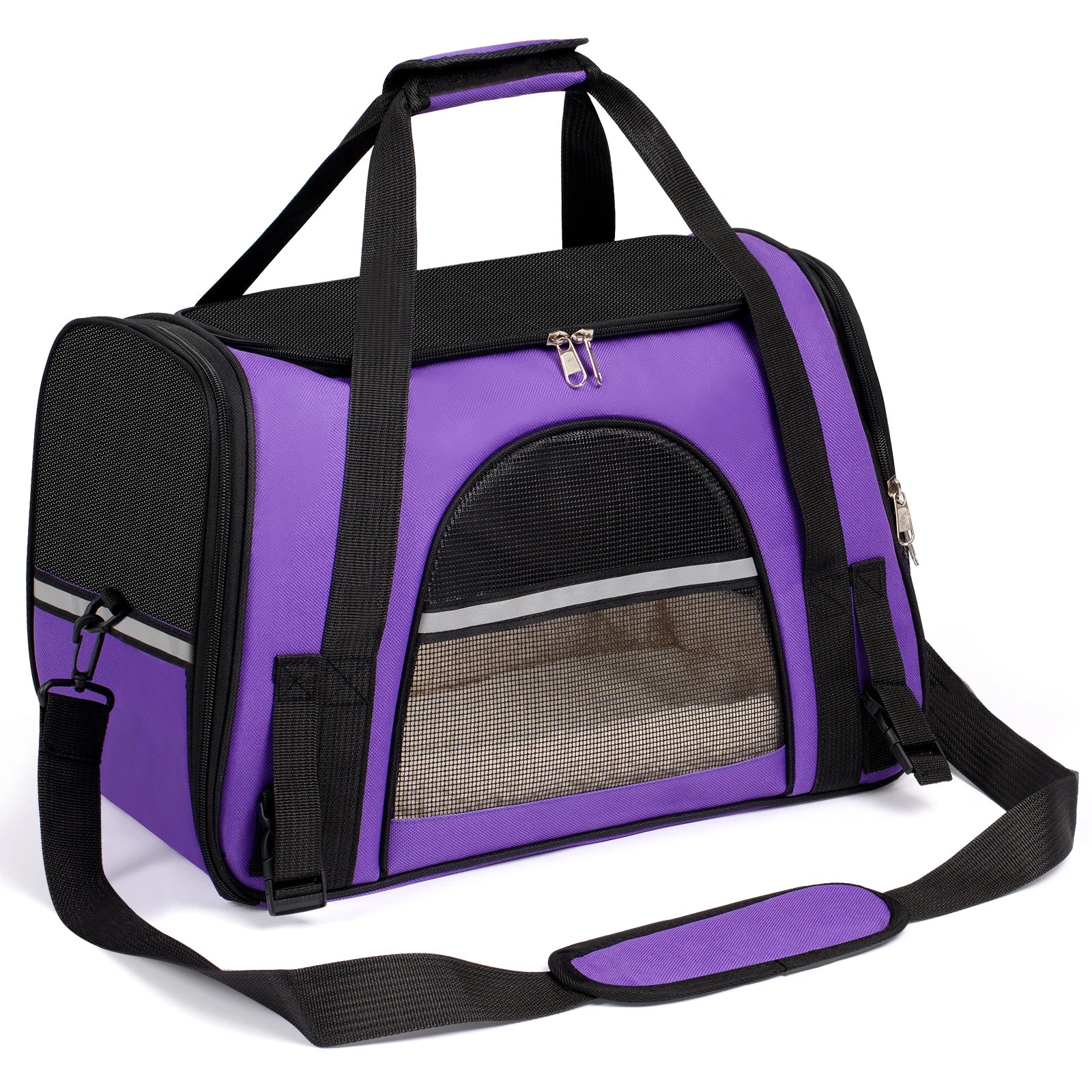Portable Dog Carrier for Small, Medium Cats Up To 15Lbs.