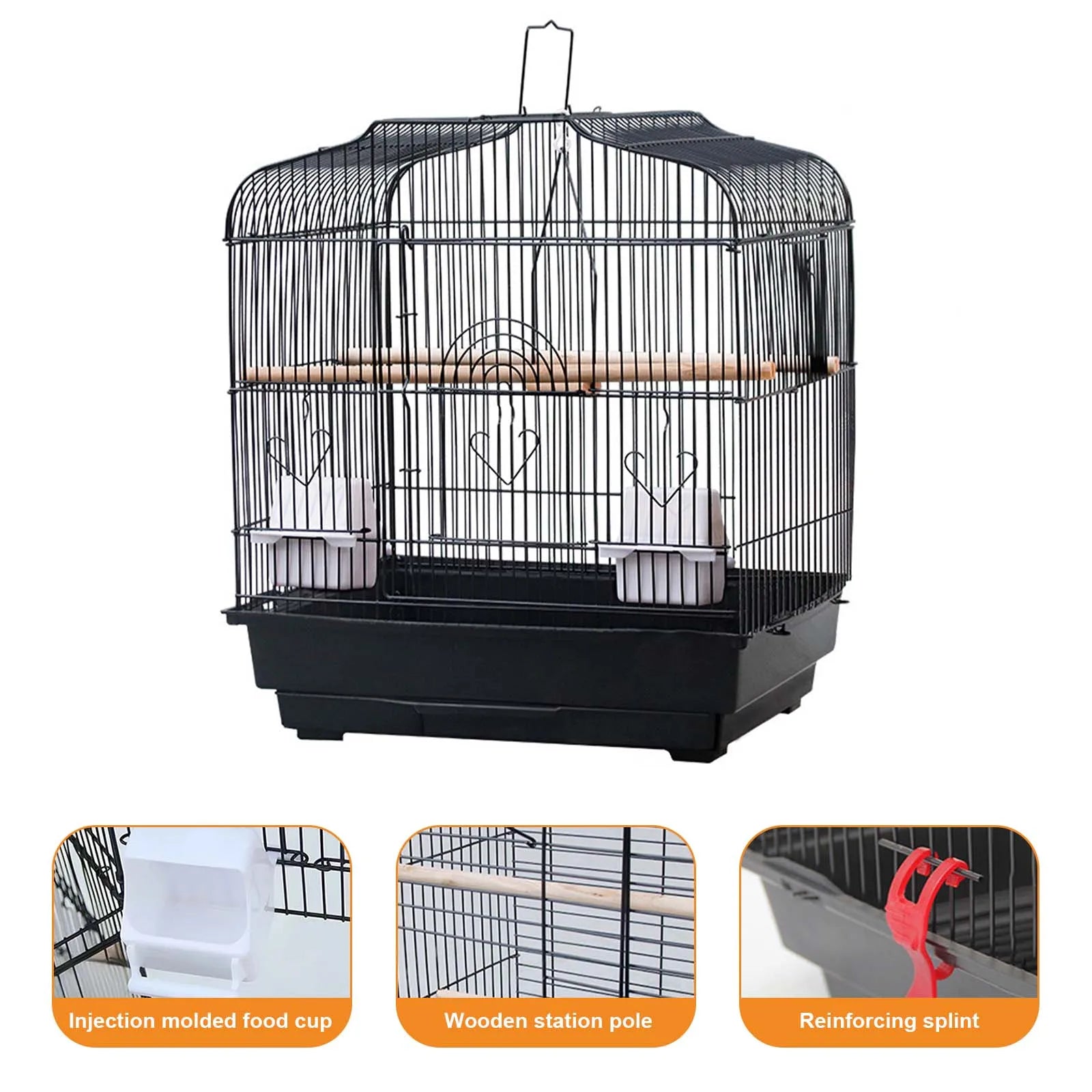 Travel Bird Cage Carrier With Handle