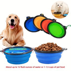 Portable Pet Food  Water Bowl  Collapsible