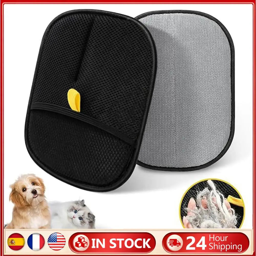 Pet Grooming Gloves Deshedding Brush