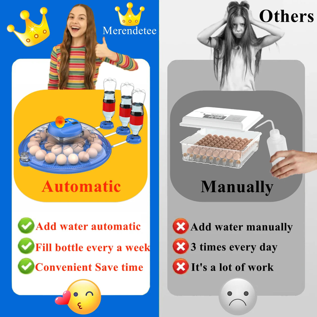 26-52 Eggs Automatic Incubator
