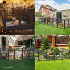 Dog Playpen, Kennel,  8 Panels Fences  Detachable Play Pen