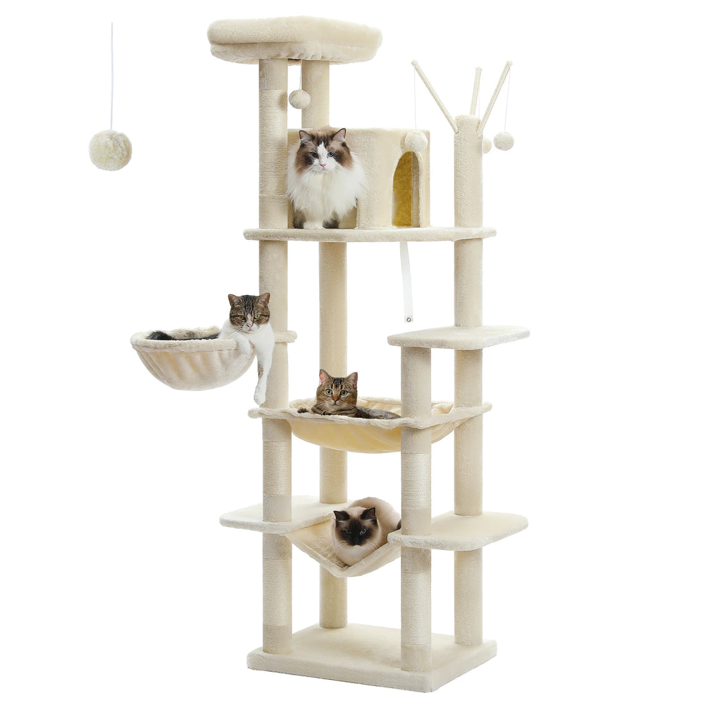 Large Cat Tree For Indoor Cat Climbing