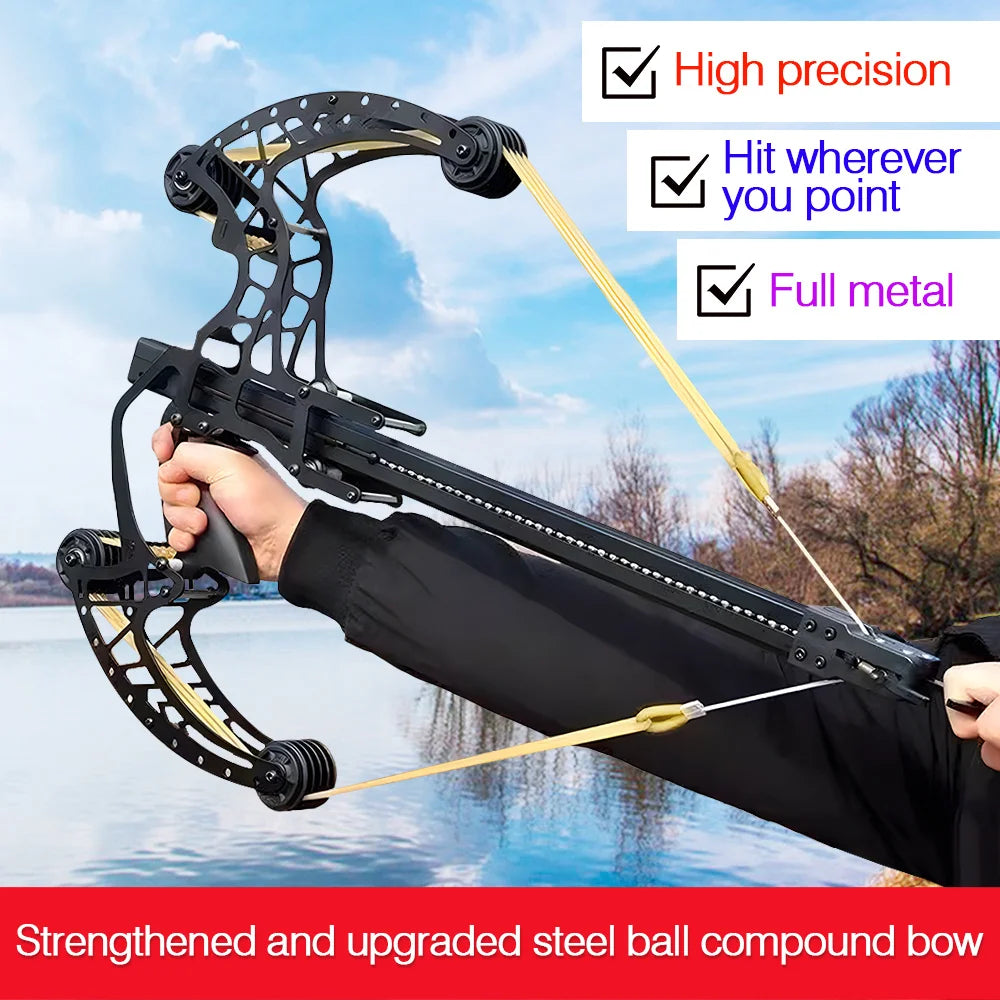 High Precision 50-Shot Full Metal Compound Bow,