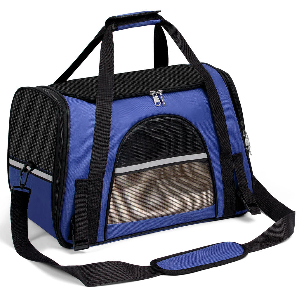Portable Dog Carrier for Small, Medium Cats Up To 15Lbs.