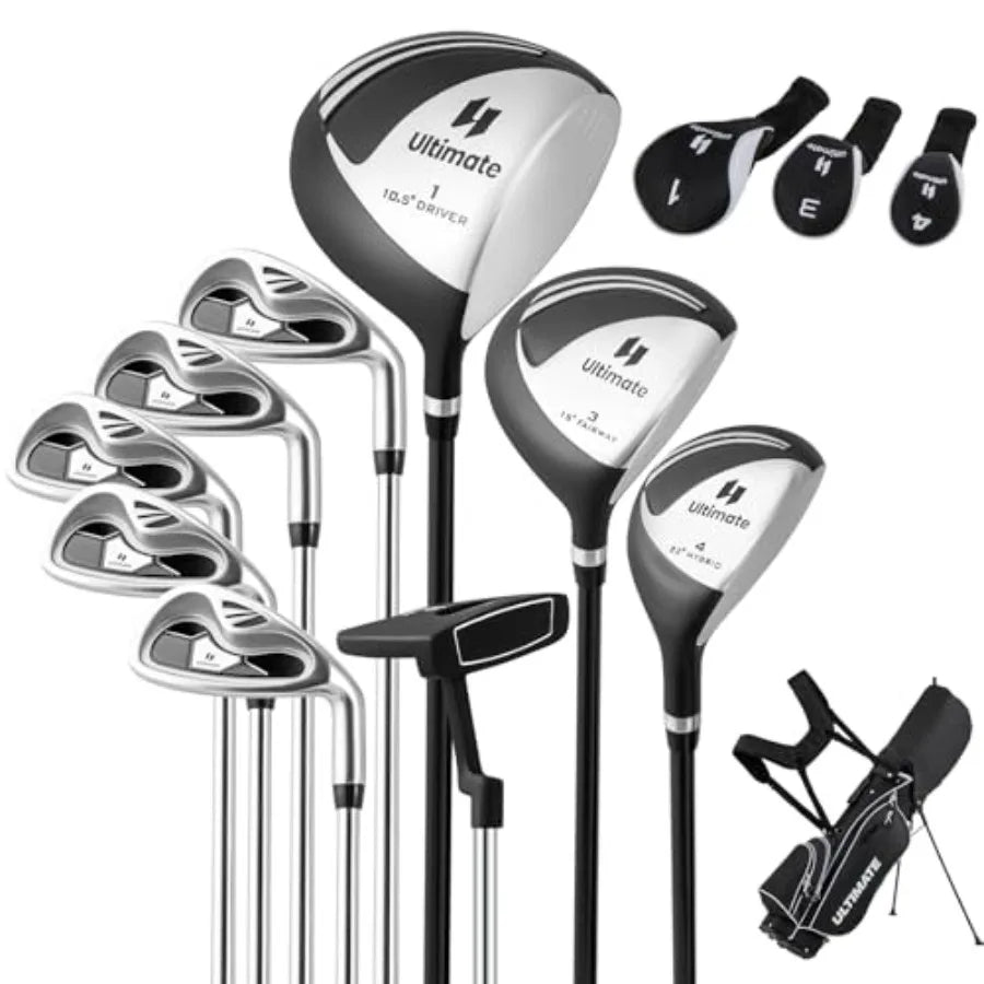 9 10 12 Pieces Men's Complete Golf Clubs Set