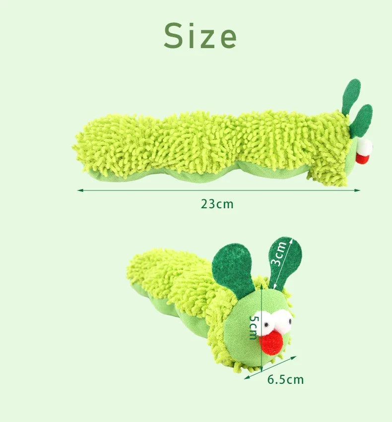 Caterpillar Cat Chew  Interaction Toy