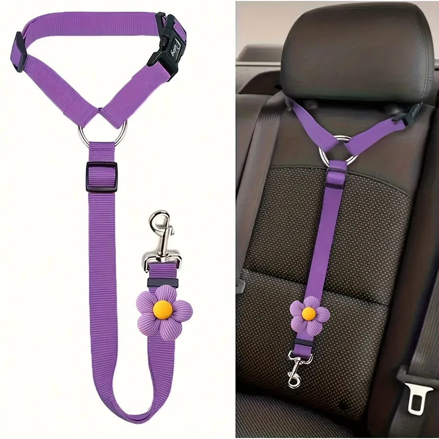 Dog Seat Belt for Vehicle  Safety Leash