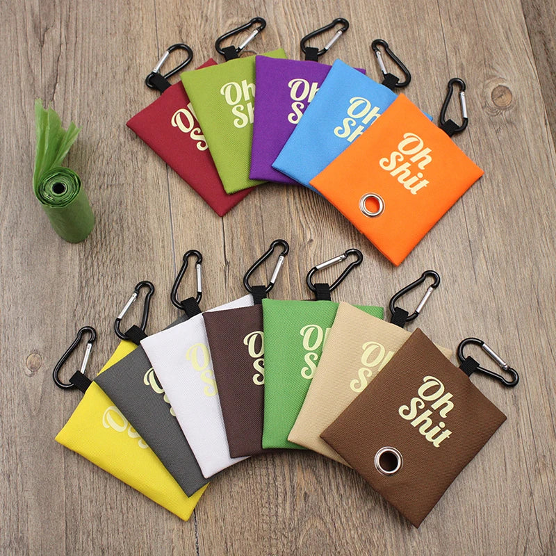 Canvas Poop Bag Dispenser Portable