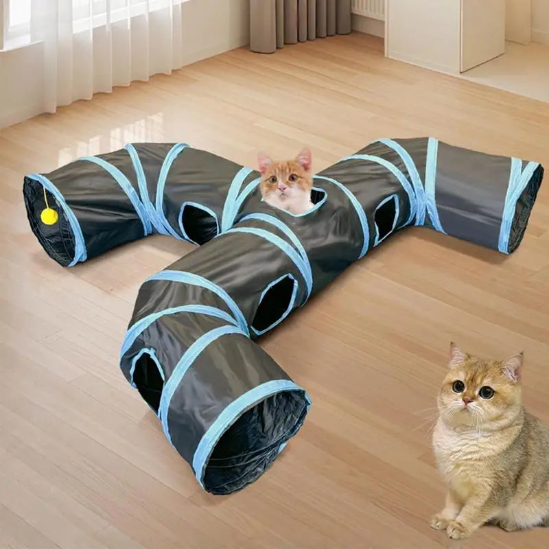 Cat Toy Tunnel Indoor Hide Interactive Tube