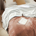 Sherpa Fleece Blanket Super Soft  Microfiber Reversible