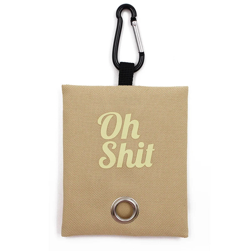 Canvas Poop Bag Dispenser Portable