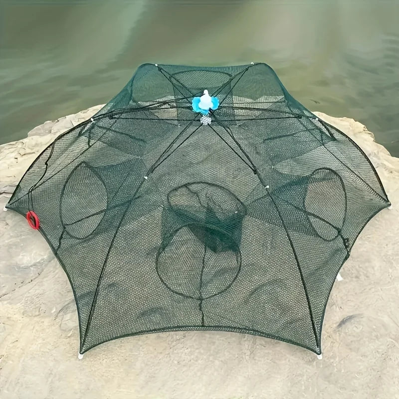 1Pc Six-Hole Hexagonal Portable Fishing Net
