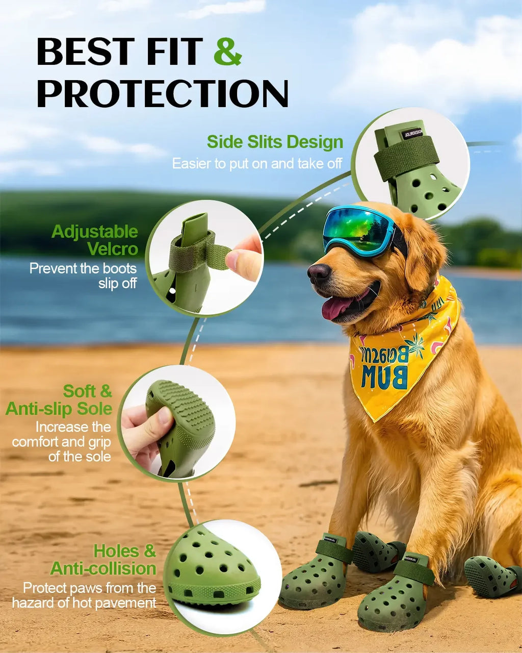 Dog Shoes for Hot Pavement