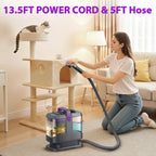 Portable 13.5ft Corded Spot Cleaner for Carpet, Furniture, Cars