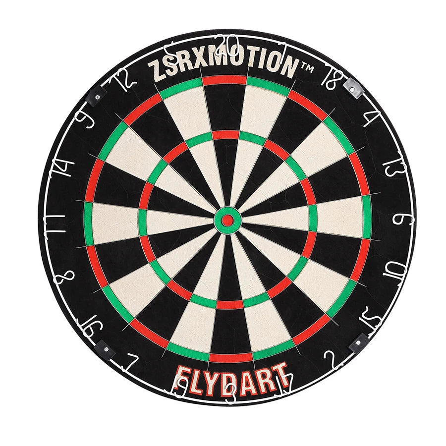 Dart Board 18 Inch with Steel Tip Darts Swivel Number Ring
