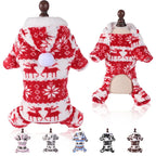 Christmas Pet Pajamas for Small Medium Dogs Cats
