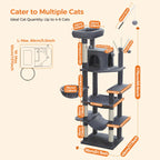Large Cat Tree For Indoor Cat Climbing