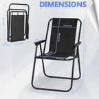 Heavy Duty Folding  Chair 

Portable Camping Lawn Chairs for Picnic TravelBeach