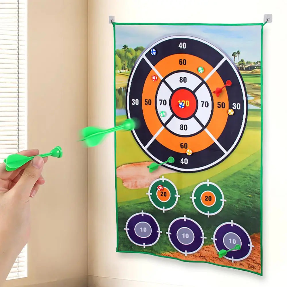 Golf Play Chipping Game 2-in-1 Training Mat