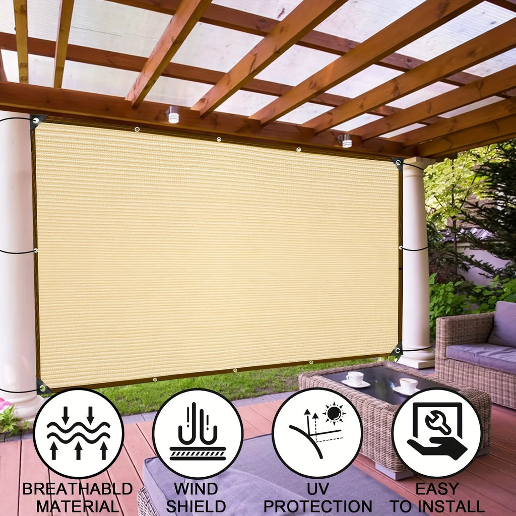 Porous Sunshade Net for Sun Protection during Outdoor Activities