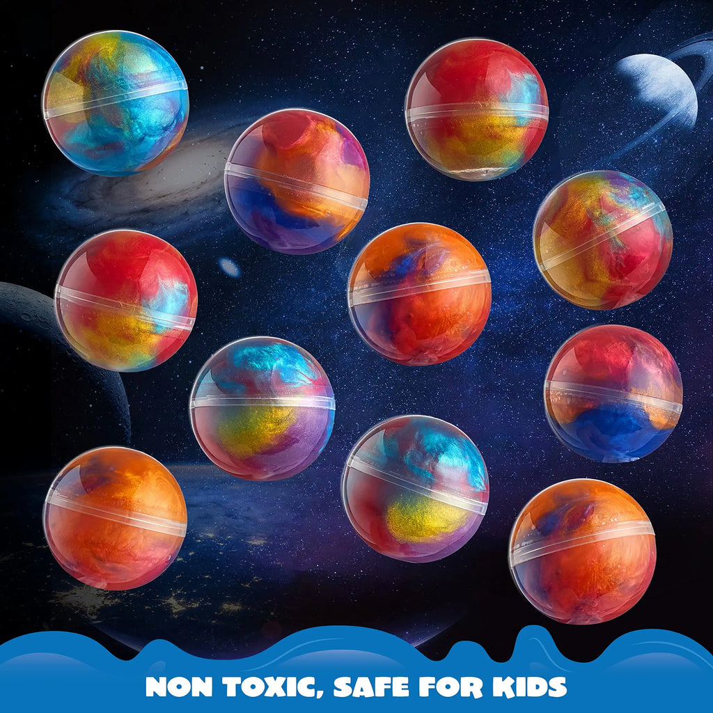24 Pcs Mini Slime Multicolor Galaxy Slime Balls