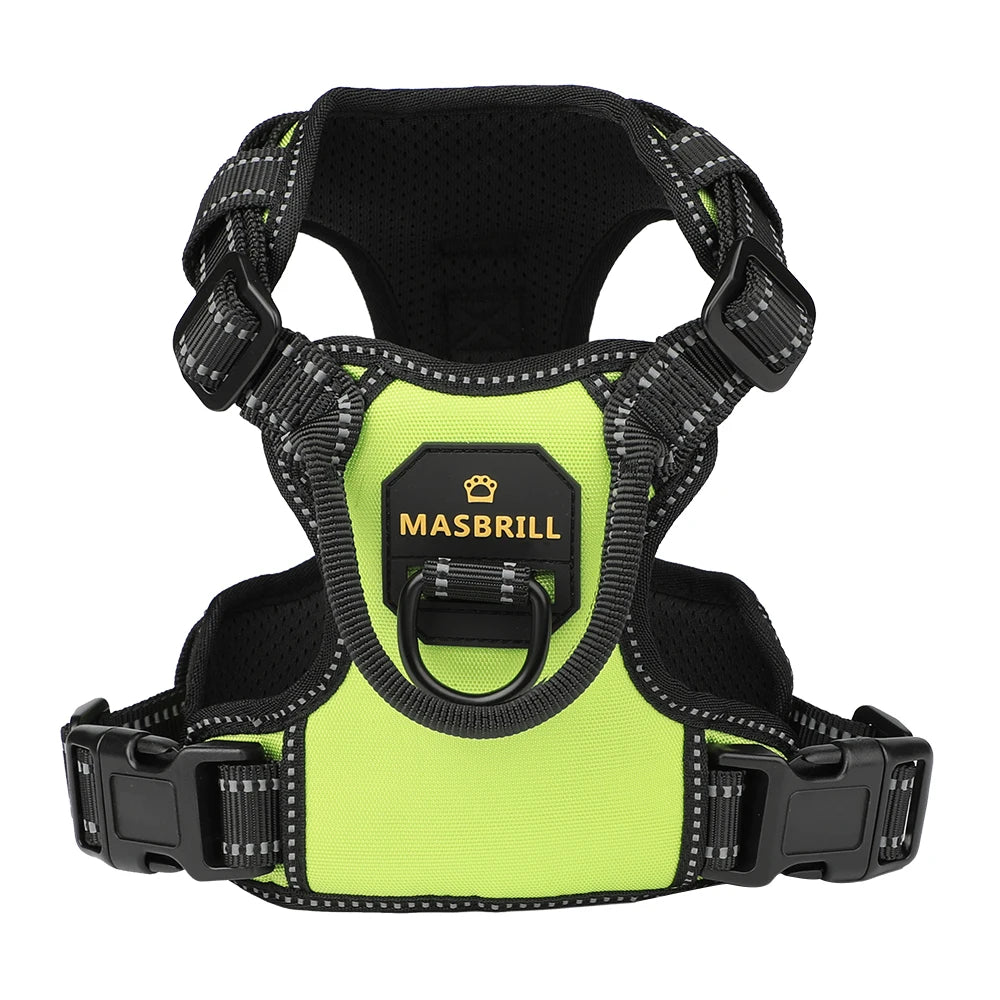 Dog Harness Adjustable Reflective Vest Easy Control