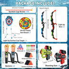 Night-Light Bow Arrow Guns Toy For Kids