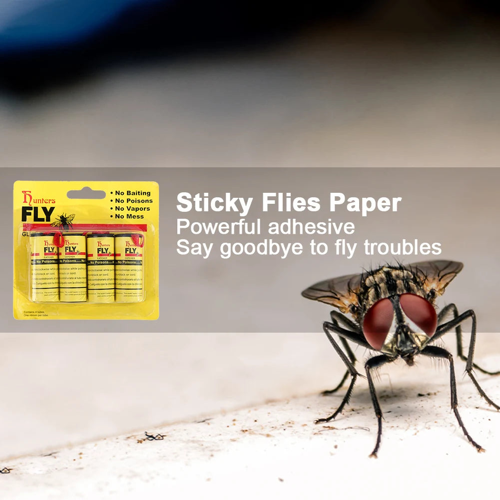 Disposable Fly Trap Stick Paper Strip Pest Control