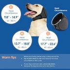 Waterproof Noise Cancelling Dog Ear Muffs 

for Swimming & Grooming - Calming Hood To Relieve Pet Anxiety & Prevent Shock