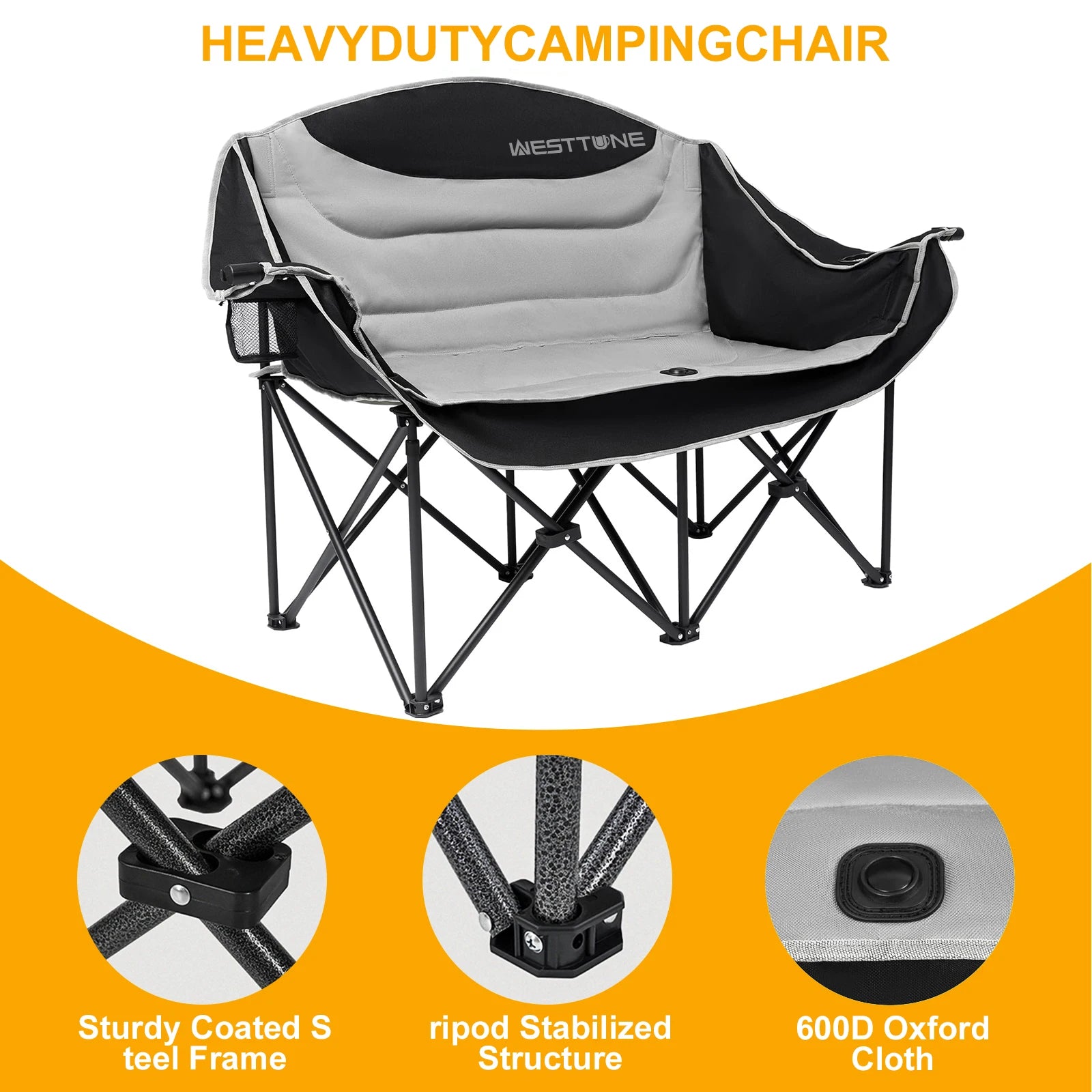 Oversized Double Camping Chair