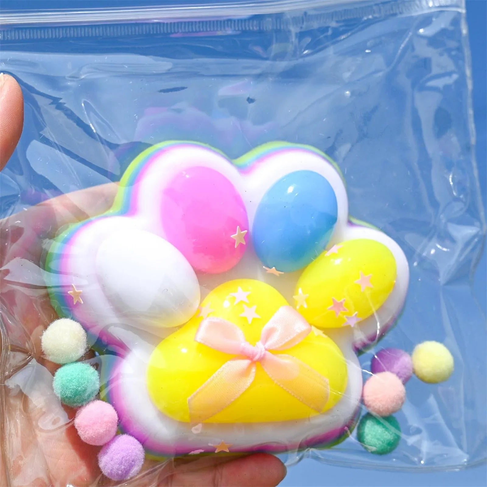 Children Mini Cat Claw Squishy Fidget Toys