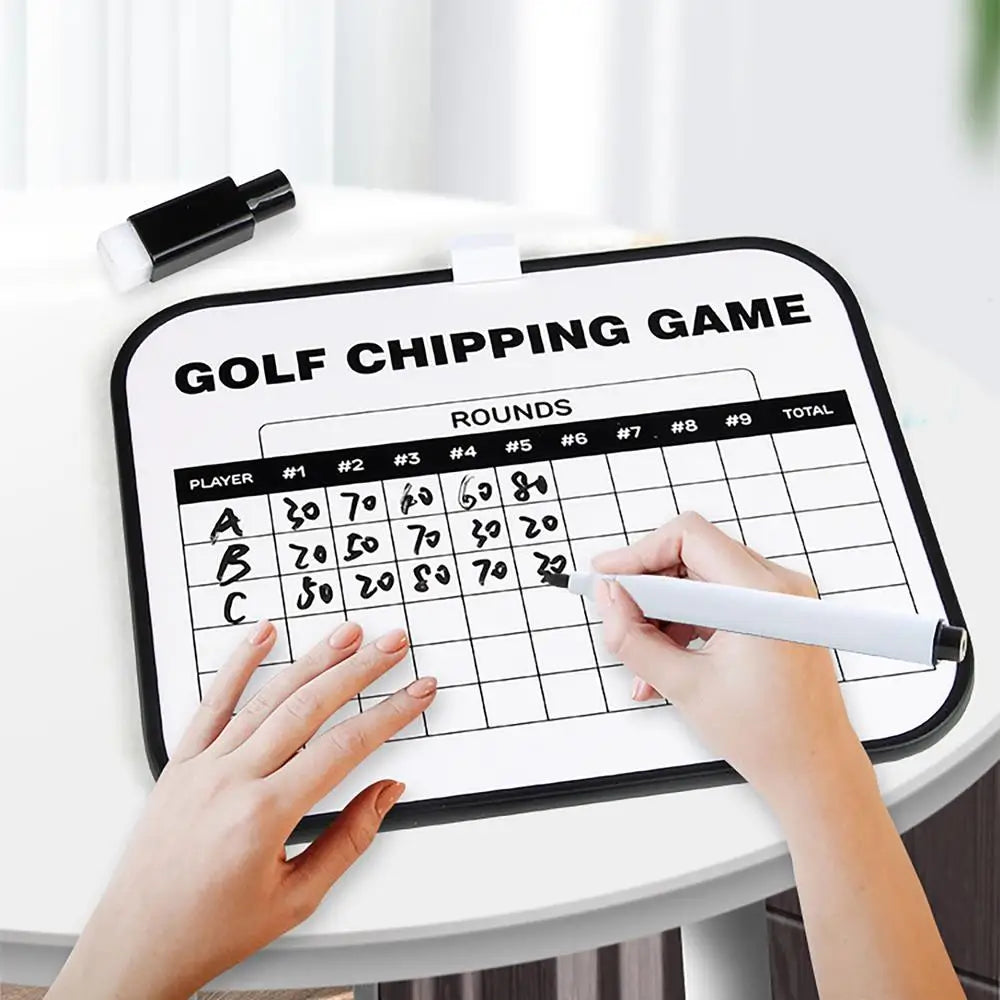 Golf Play Chipping Game 2-in-1 Training Mat