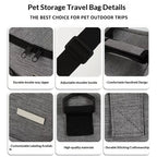 Large Capacity Dog and Cat Food Backpack Travel