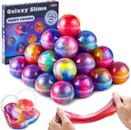 24 Pcs Mini Slime Multicolor Galaxy Slime Balls