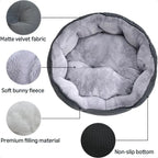 Medium Dog Cat Bed Washable Anti-Slip