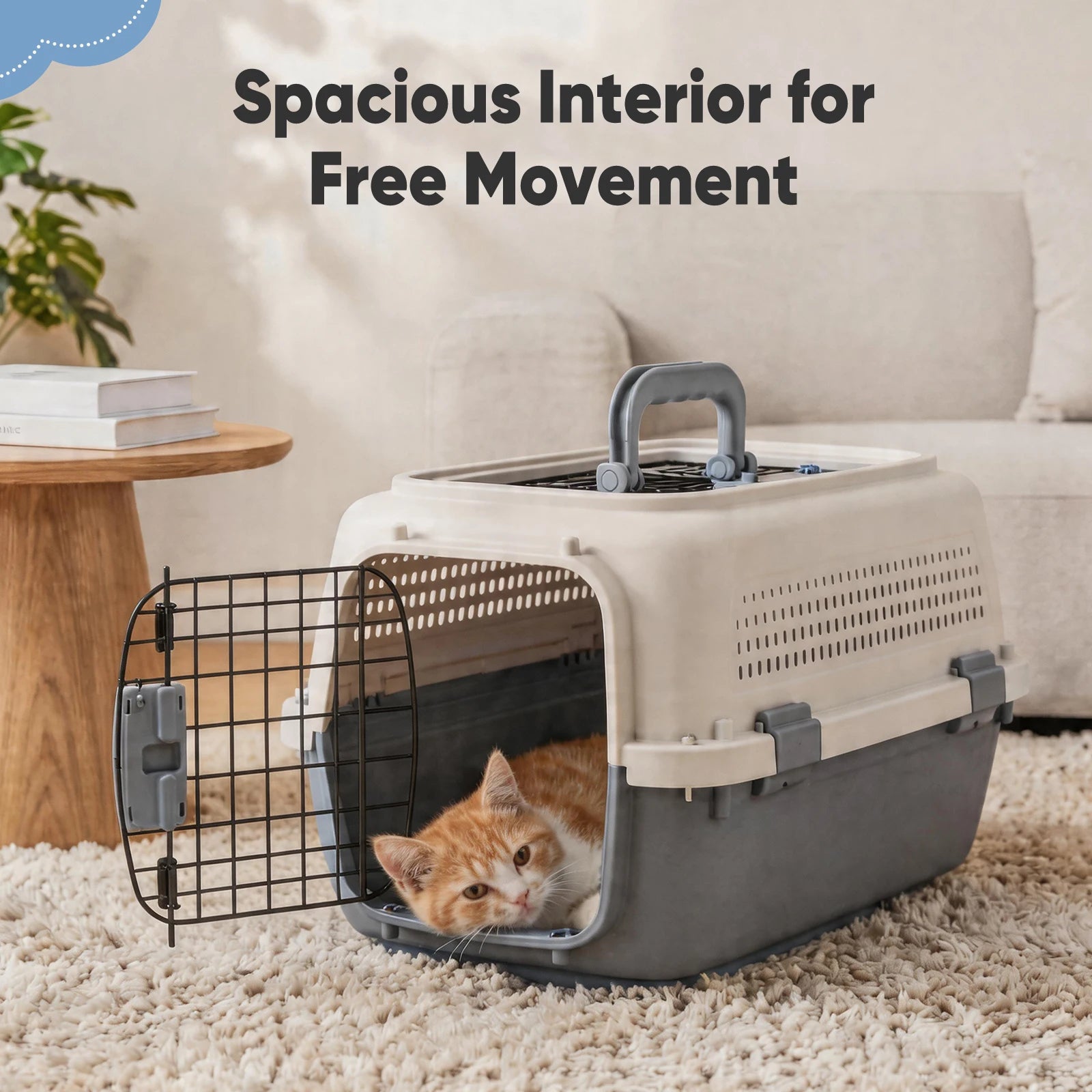 23Inch Pet Carrier for Small Dogs Cats