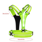 Running Light Vest Reflective Gear With Belt Bag