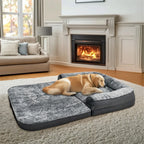 Human-Size Calming Dog Bed Foldable Orthopedic