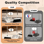 3in 1 Broom and Dustpan Set Floor Brush Long-handled