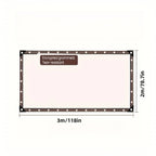 Transparent Waterproof Cloth with Gasket -