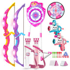 Night-Light Bow Arrow Guns Toy For Girls