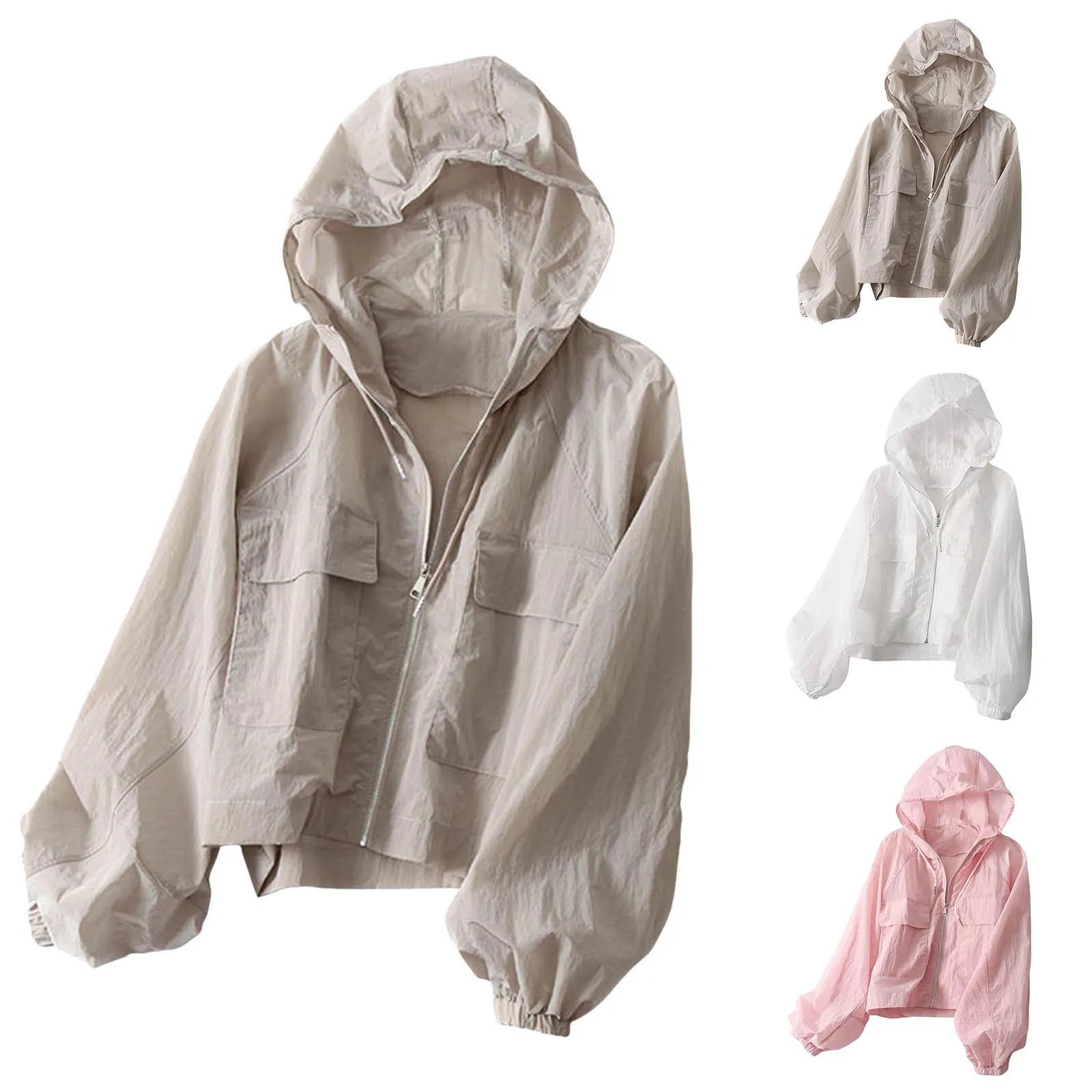 Womens Lightweight Hooded Loose Fashion Sweatshirt