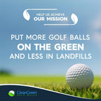 48-Pack Recycled Golf Balls with Mesh Bag