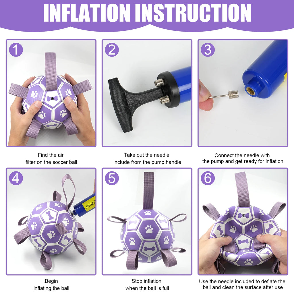 Interactive Dog Toy with Straps