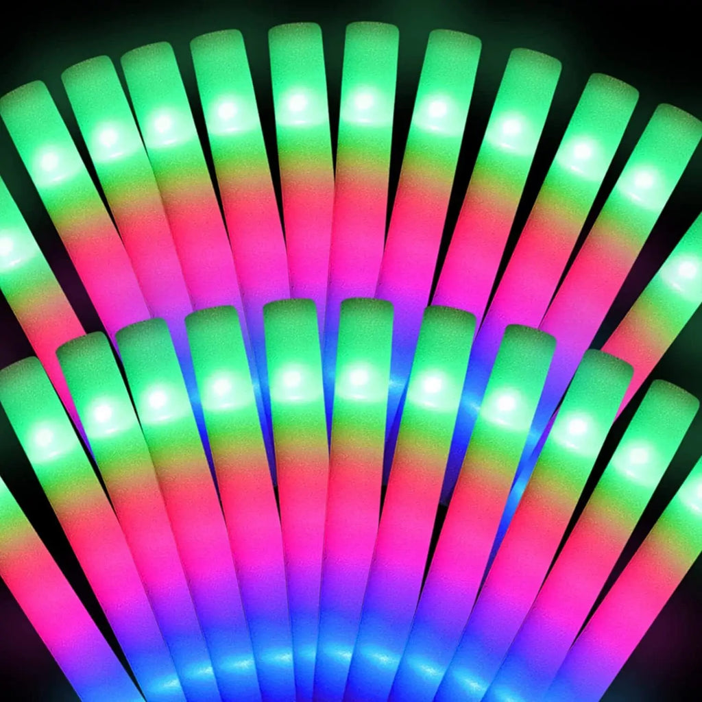 110pcs LED Foam Glow Sticks Glow Party Supply