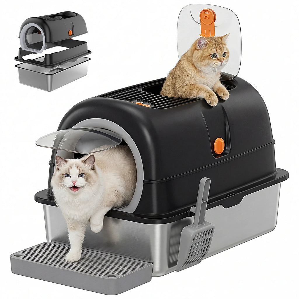 Stainless Steel Cat Litter Box