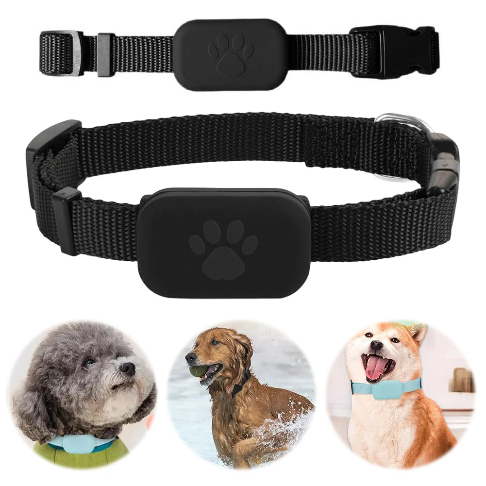Pet GPS Tracker with Adjustable Collar Smart for Dogs & Cats