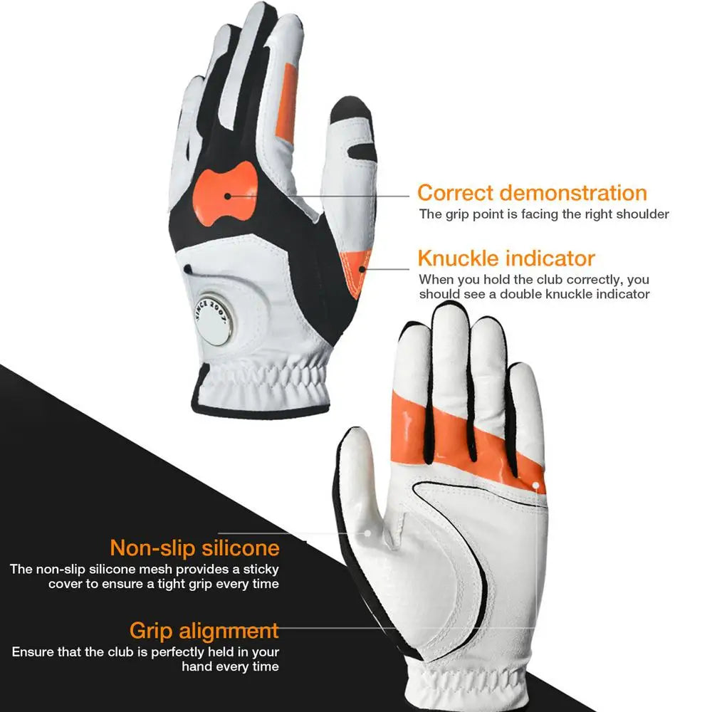 Left Hand Golf Gloves Chipping Correction Grip Trainer